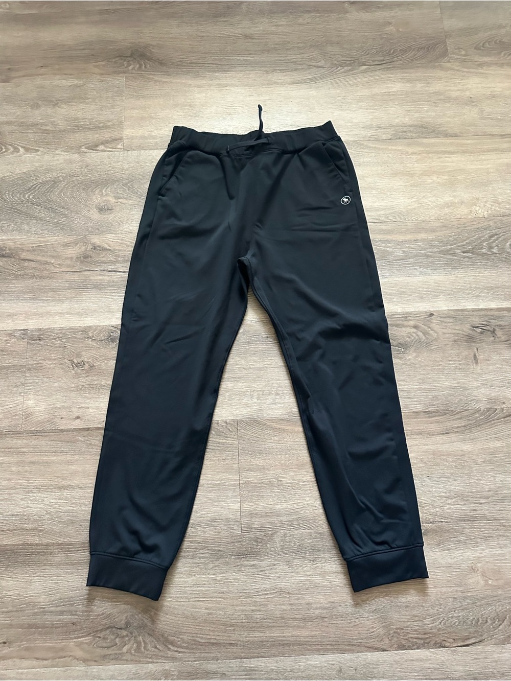 Abercrombie & Fitch Big Kids Boys YPB Core In Black Athletic Joggers Sz 17-18T